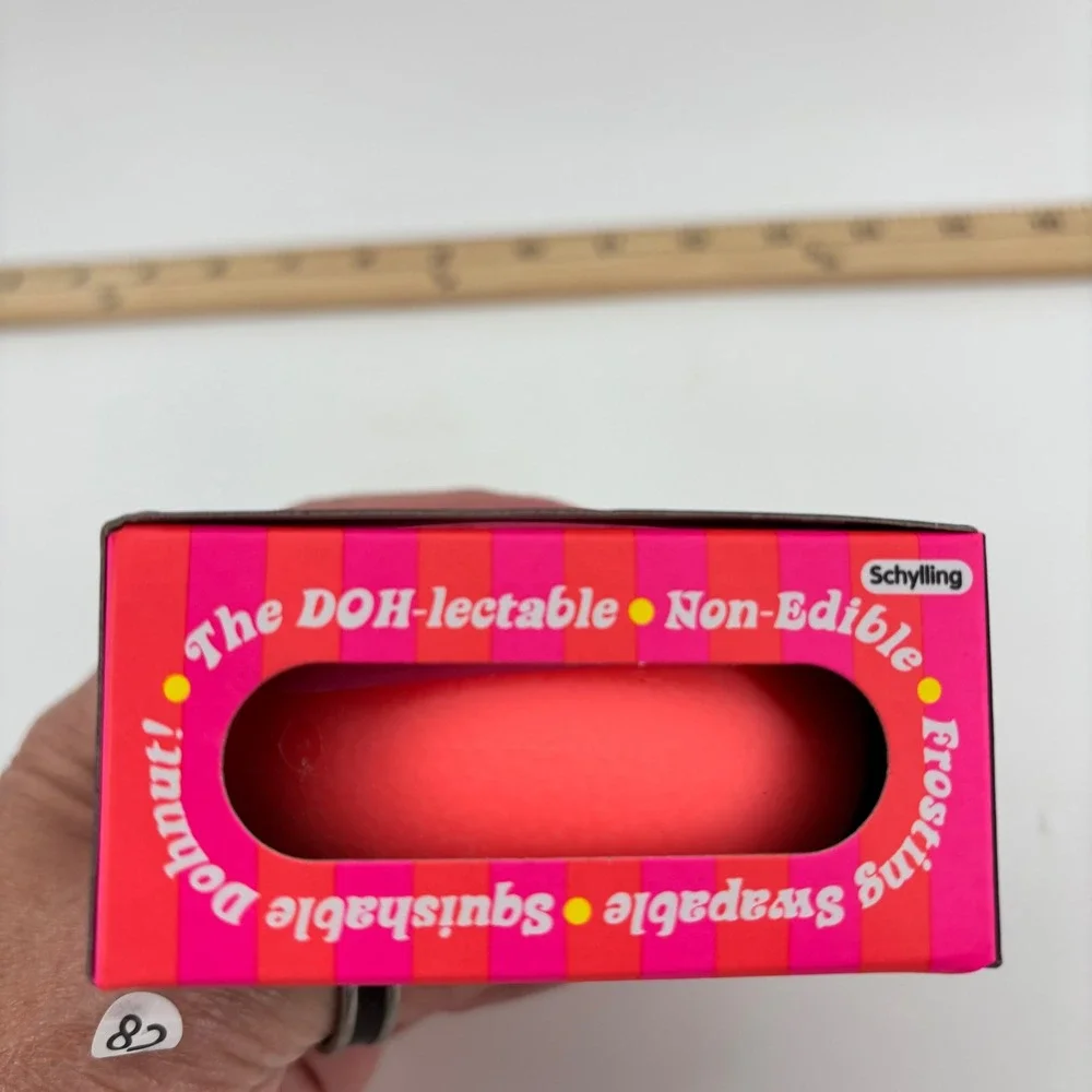 Schylling NeeDoh Dohnut Fidget Toy Kids OS Pink Squishy Stress Relief